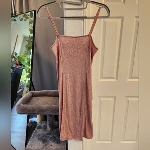 Pink Bodycon Mini Dress